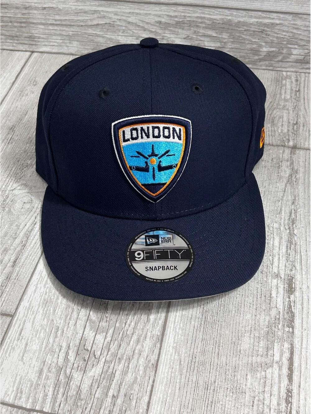 London Spitfire New Era 9FIFTY Snapback Hat Navy Overwatch League OSFA